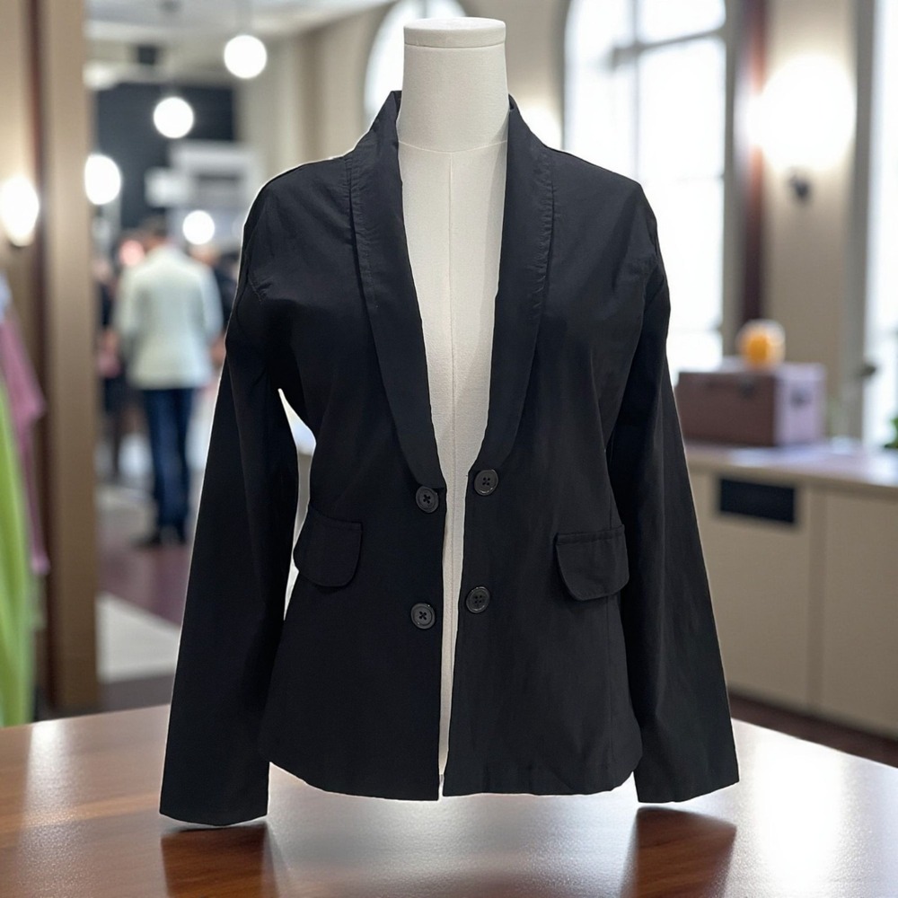 Taxi Black Stretch Blazer Jacket Sizeโ M NWT Business Casual Career Workwear